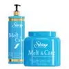 Kit Profissional Melt & Care com shampoo semi-hidratante e máscara de 1 kg para hidratação profunda.